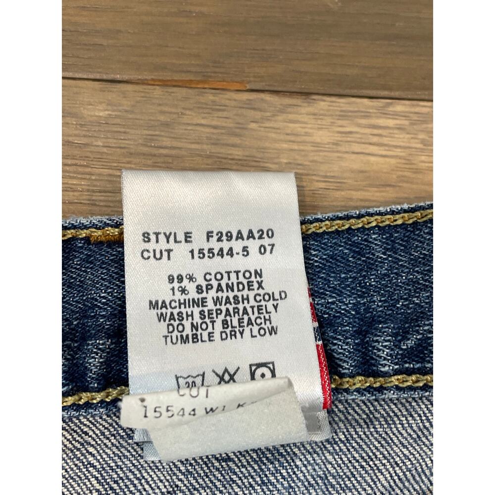 Vintage Lucky Brand Dungarees Gene Montesano Size 8 Mid Rise Flare Y2K F29AA20 - Picture 6 of 13